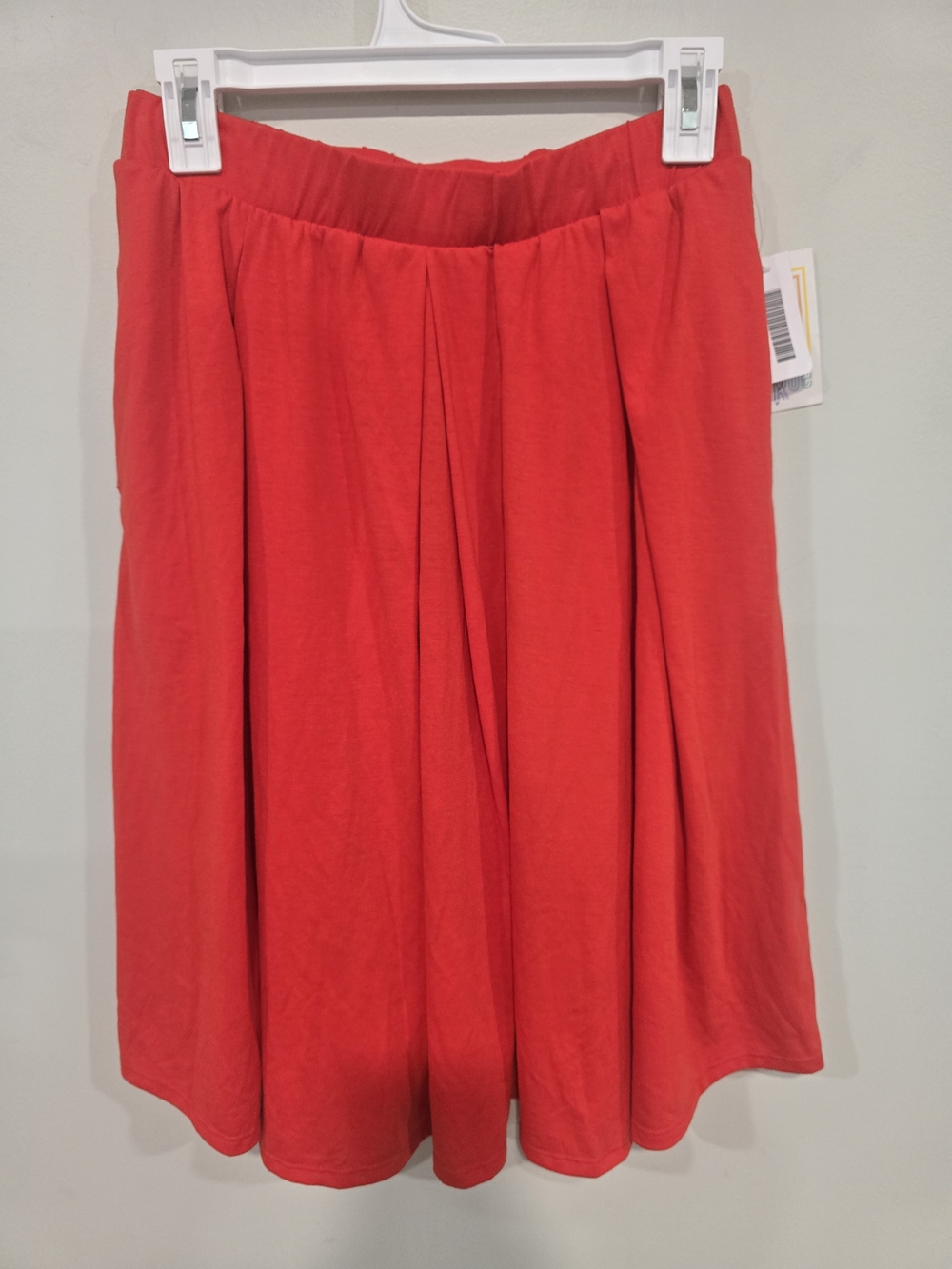 LuLaRoe Bright Red Circle Skirt Size S